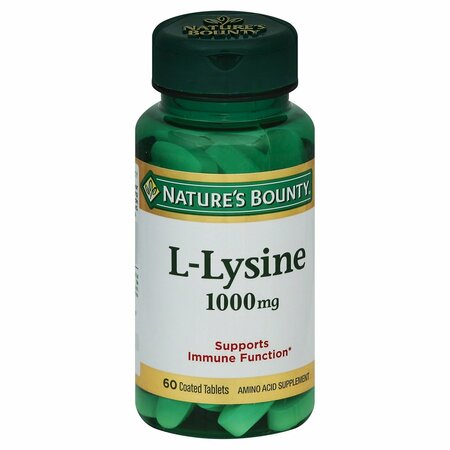 NATURES BOUNTY L-Lysine 1000Mg Tablets, 60PK 160601